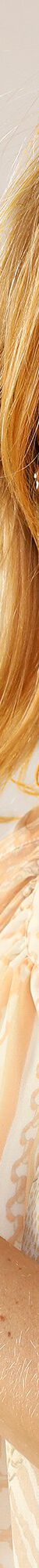 Robe en voile imprimée (écru / beige) Robe en voile imprimée (écru / beige)